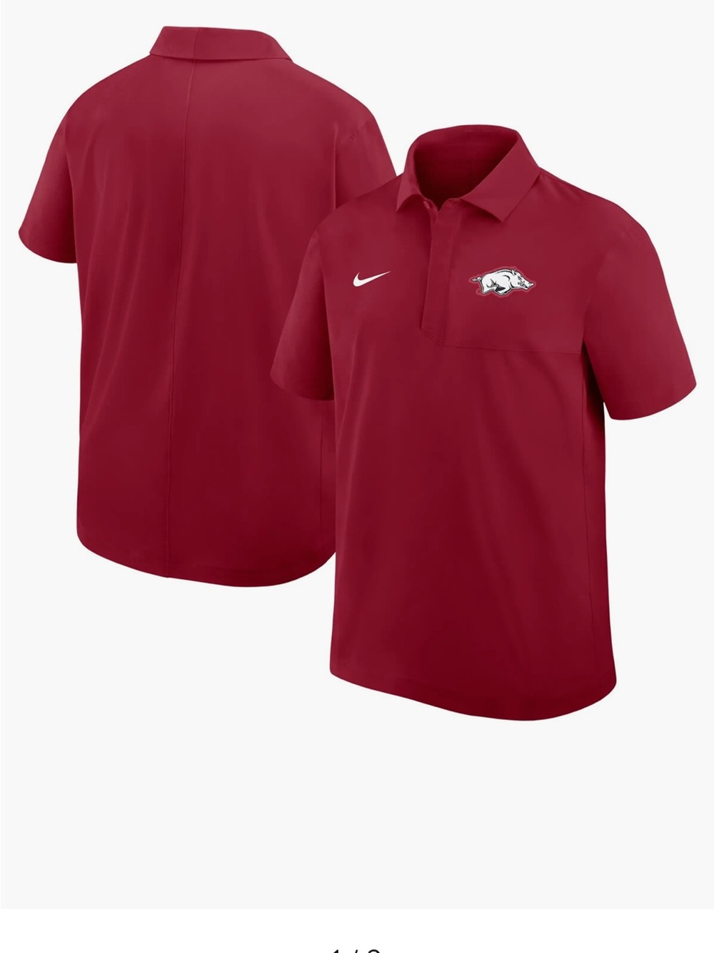 Nike Men's Cardinal Arkansas Razorbacks Polo